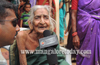 Centenarian Buddamma  votes, shows the way  to youth